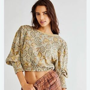 FREE PEOPLE NWT No Ordinary Top Oatmeal Small